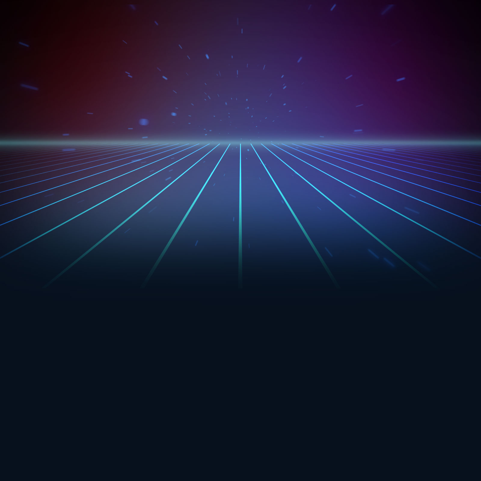 neon drive theme